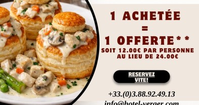 Sonderangebot* Bouchée à la reine: 1 gekauft = 1 geschenkt ** von Januar bis März 2026 (außer am 14. Februar)